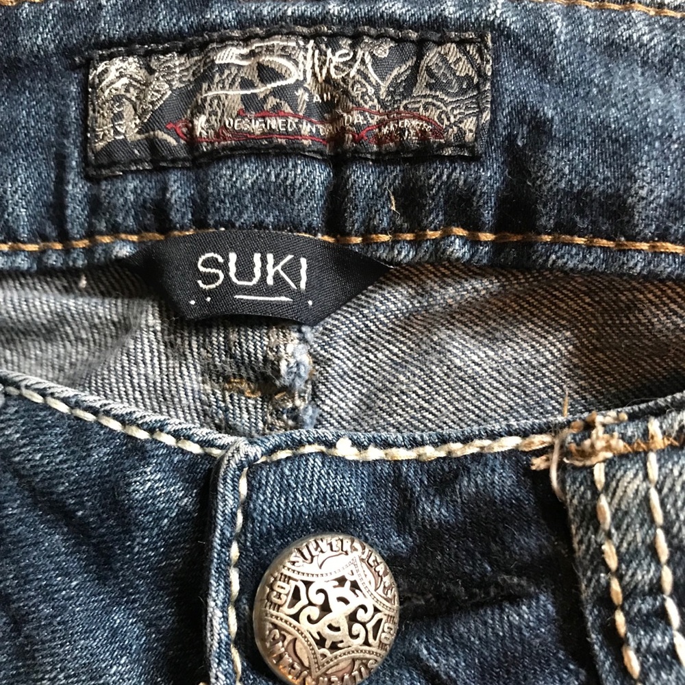 Women’s Silver SukI Jeans sz 26x30 - Picture 3 of 7
